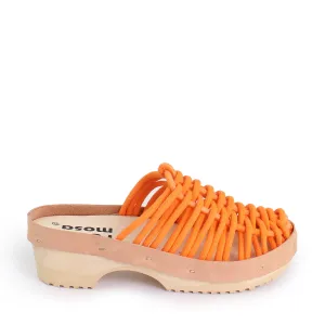 NET PANTO COTTON CLOG   Tangerine