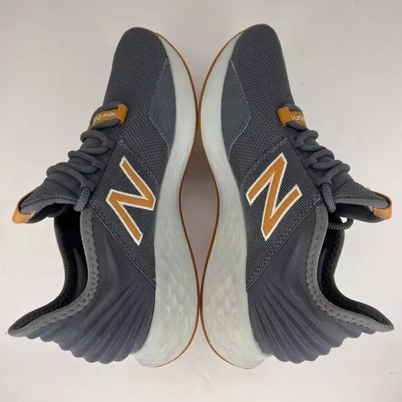 New Balance Mens MROAVBG Gray Fresh Foam Roav Low Top Size 6 D Running Shoes