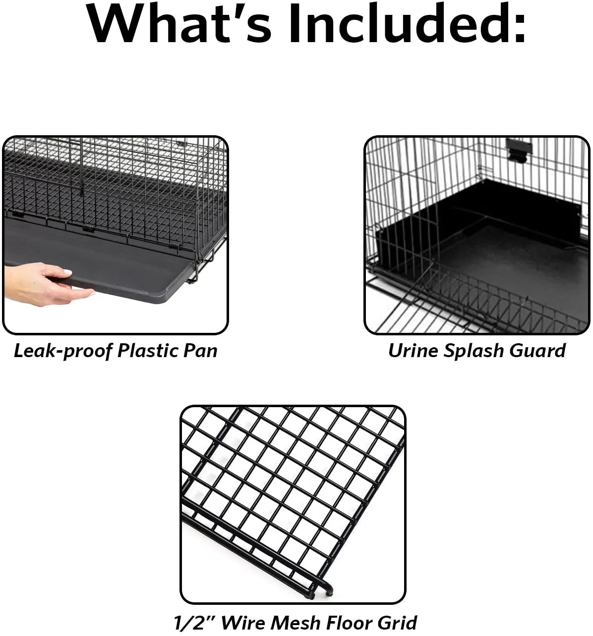 New in box! MidWest Folding Metal Rabbit Cage | Includes 1/2 inch hygienic floor grid & Top / Front Door Access