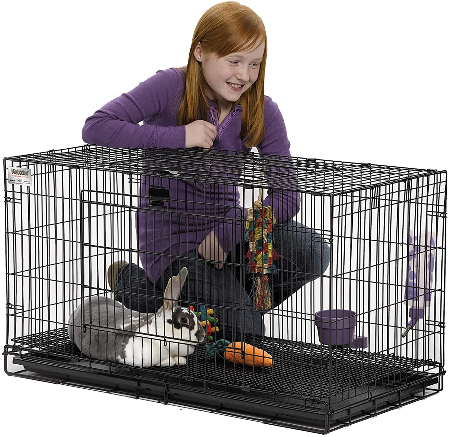 New in box! MidWest Folding Metal Rabbit Cage | Includes 1/2 inch hygienic floor grid & Top / Front Door Access