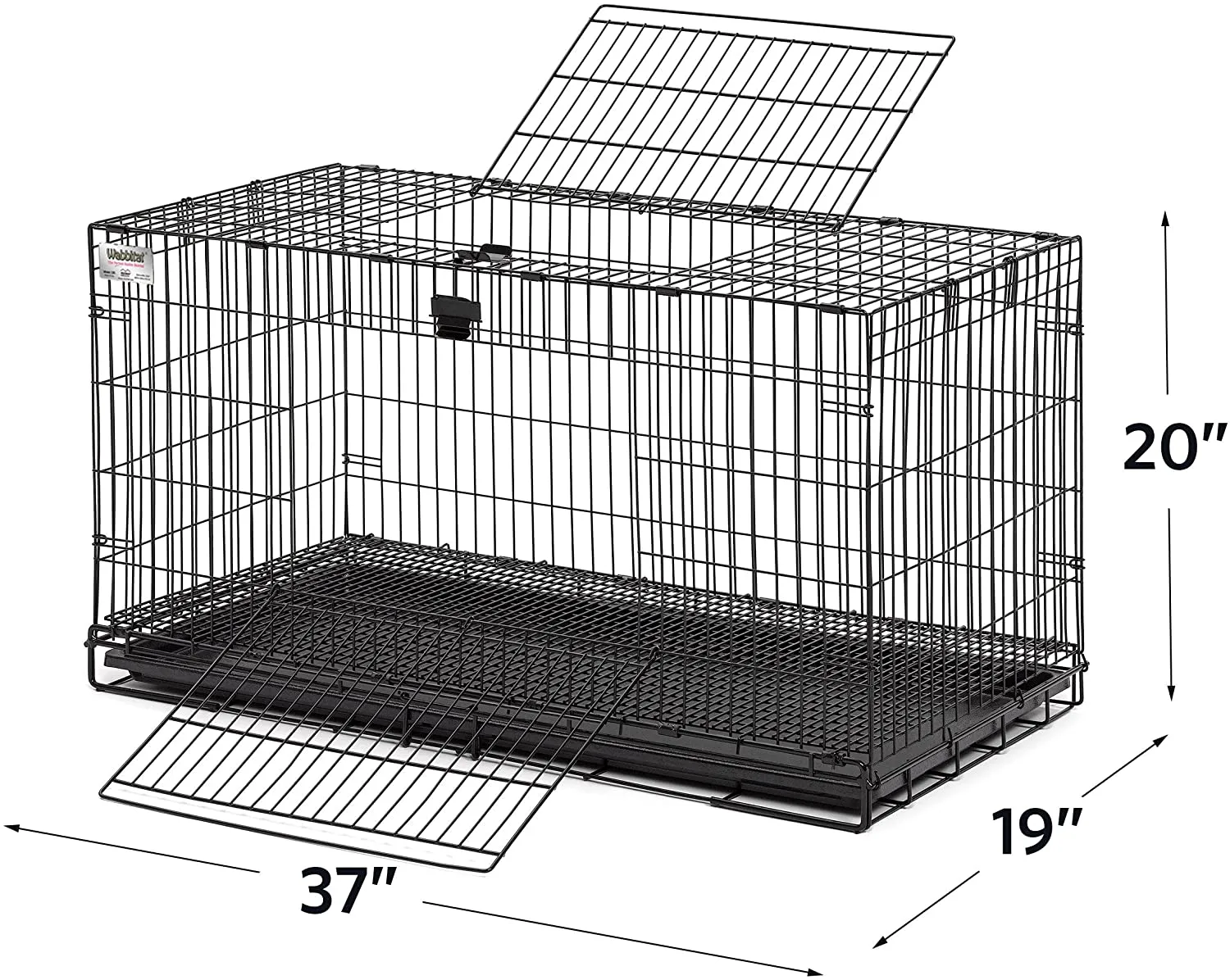 New in box! MidWest Folding Metal Rabbit Cage | Includes 1/2 inch hygienic floor grid & Top / Front Door Access