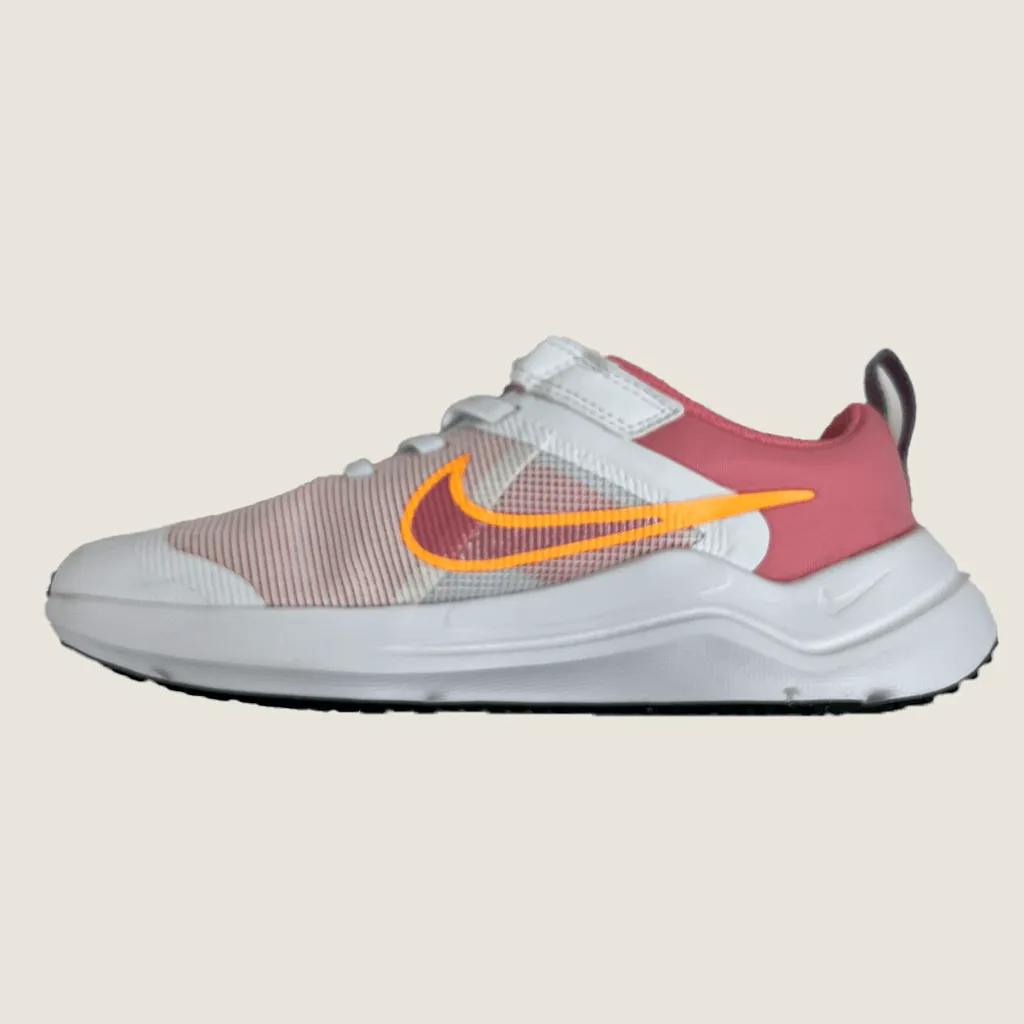 Nike Downshifter 12 Pre-School Sport in White/Pink 13C
