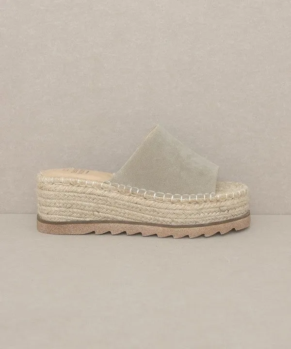 OASIS SOCIETY Ivy - Espadrille Platform Slide