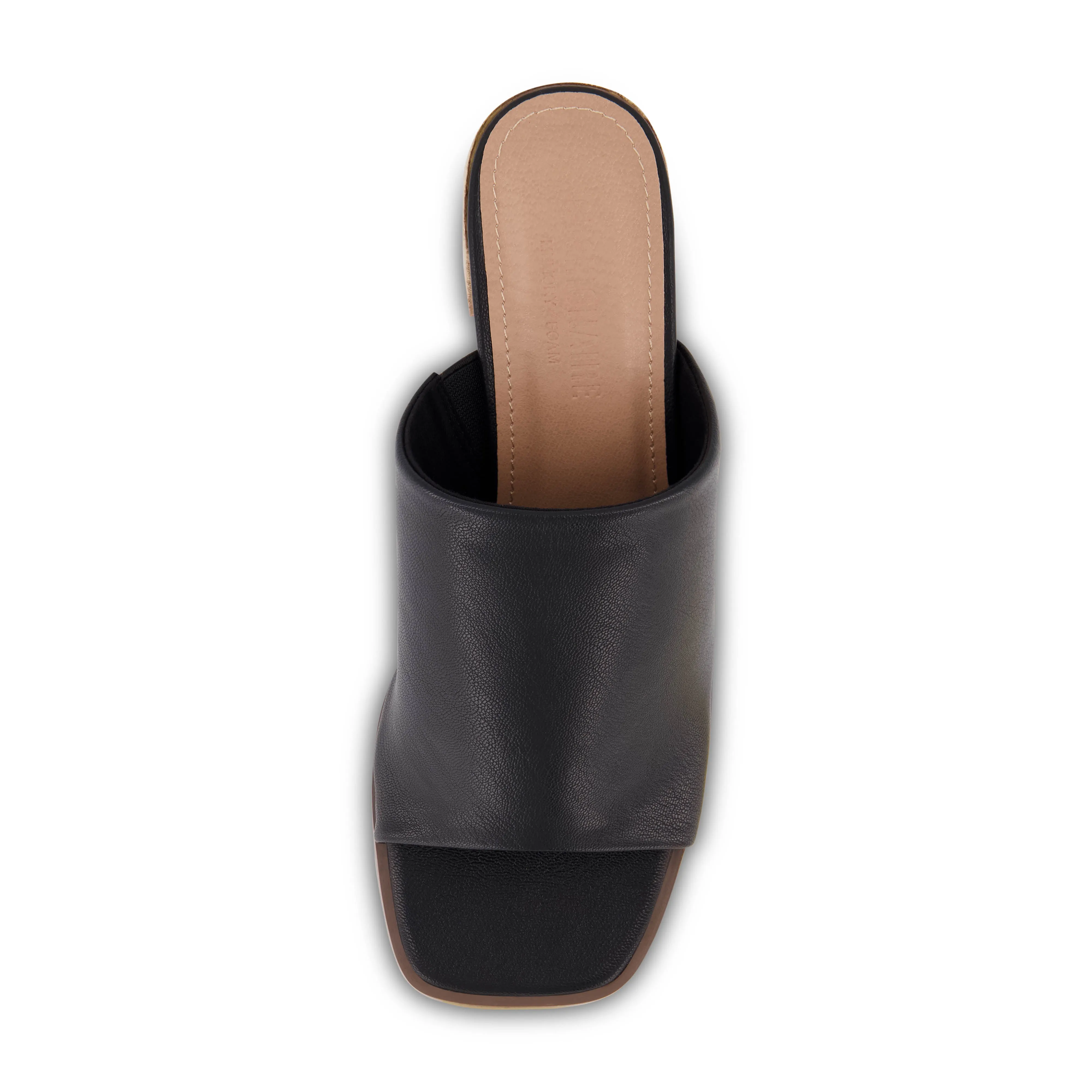 Olympia Stacked Heel Mule