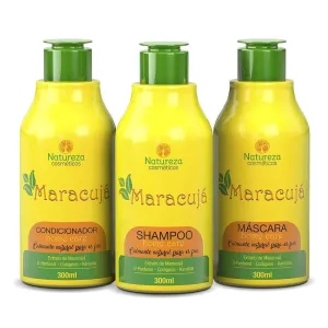 Passionfruit Home Care Hydration Nourishing Kit 3x300ml - Natureza Cosmetics