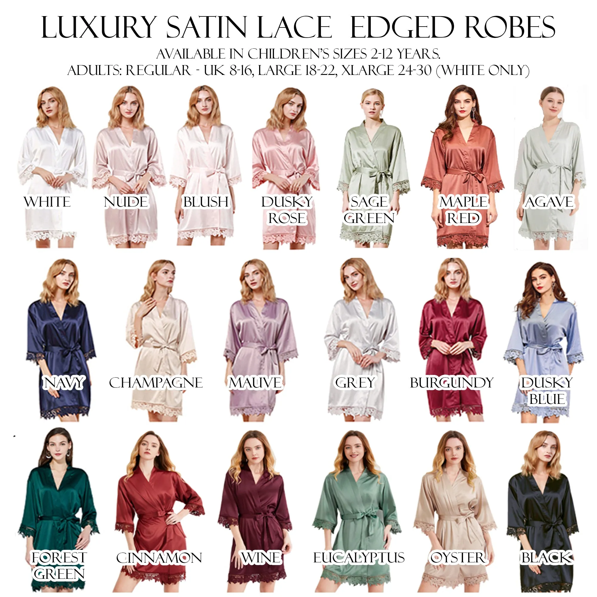Personalised Ballerina Pyjamas & Robe – Custom Satin Sleepwear for All Ages