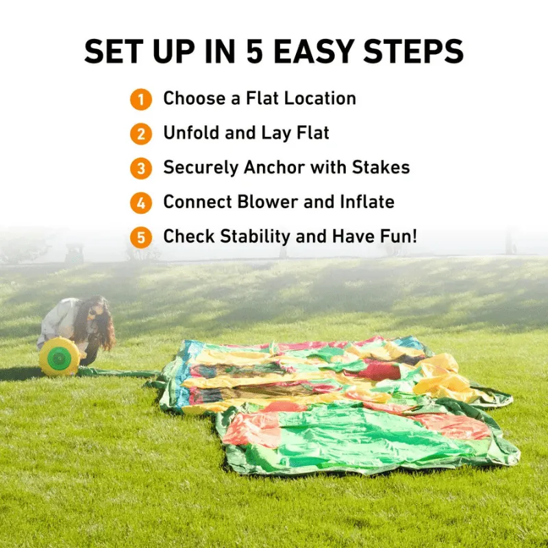 Royal Wave Bounce House 1 with Inflatable Water Slides