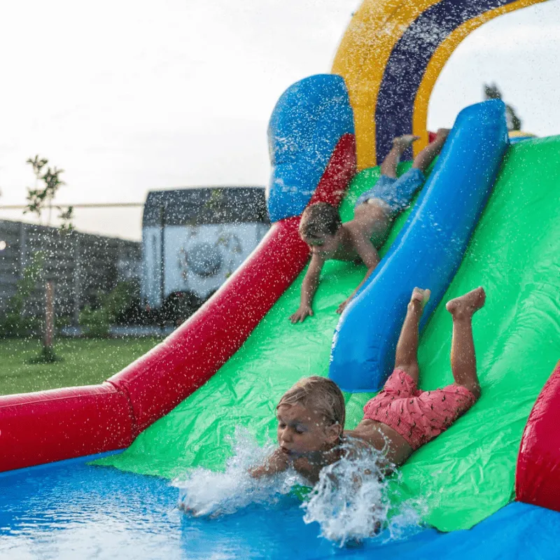 Royal Wave Bounce House 1 with Inflatable Water Slides