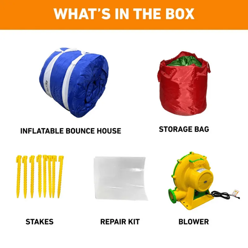 Royal Wave Bounce House 1 with Inflatable Water Slides