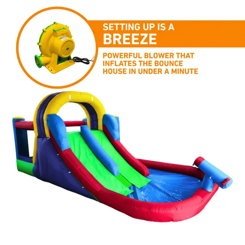 Royal Wave Bounce House 1 with Inflatable Water Slides