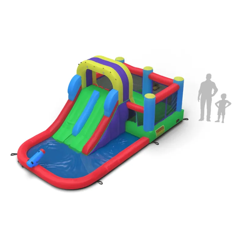 Royal Wave Bounce House 1 with Inflatable Water Slides