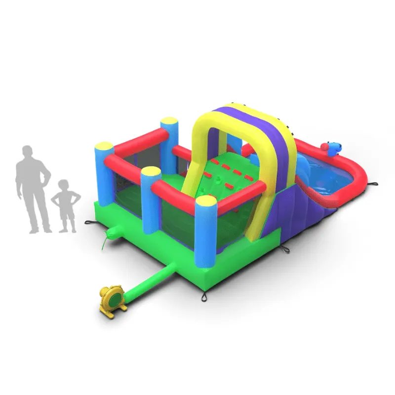 Royal Wave Bounce House 1 with Inflatable Water Slides