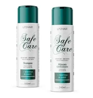 Safe Care Daily Nourishing Shea Butter Home Care Treatment 2 Itens - Lpzhair