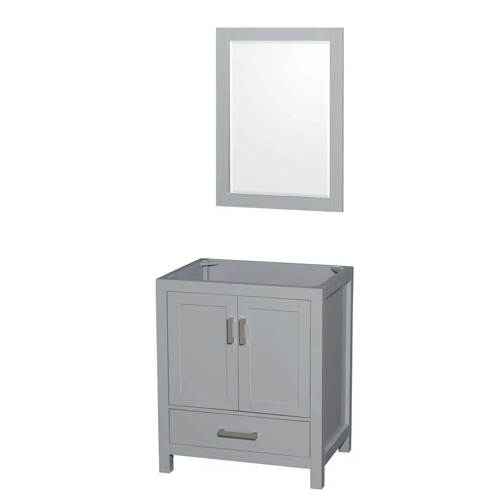 Sheffield 30 Inch Single Bathroom Vanity in Gray