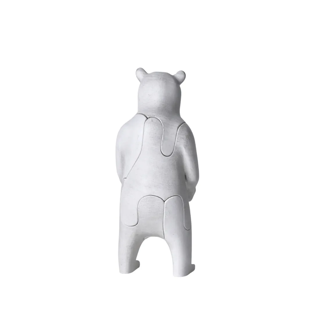 Small White Bear 3D Puzzle