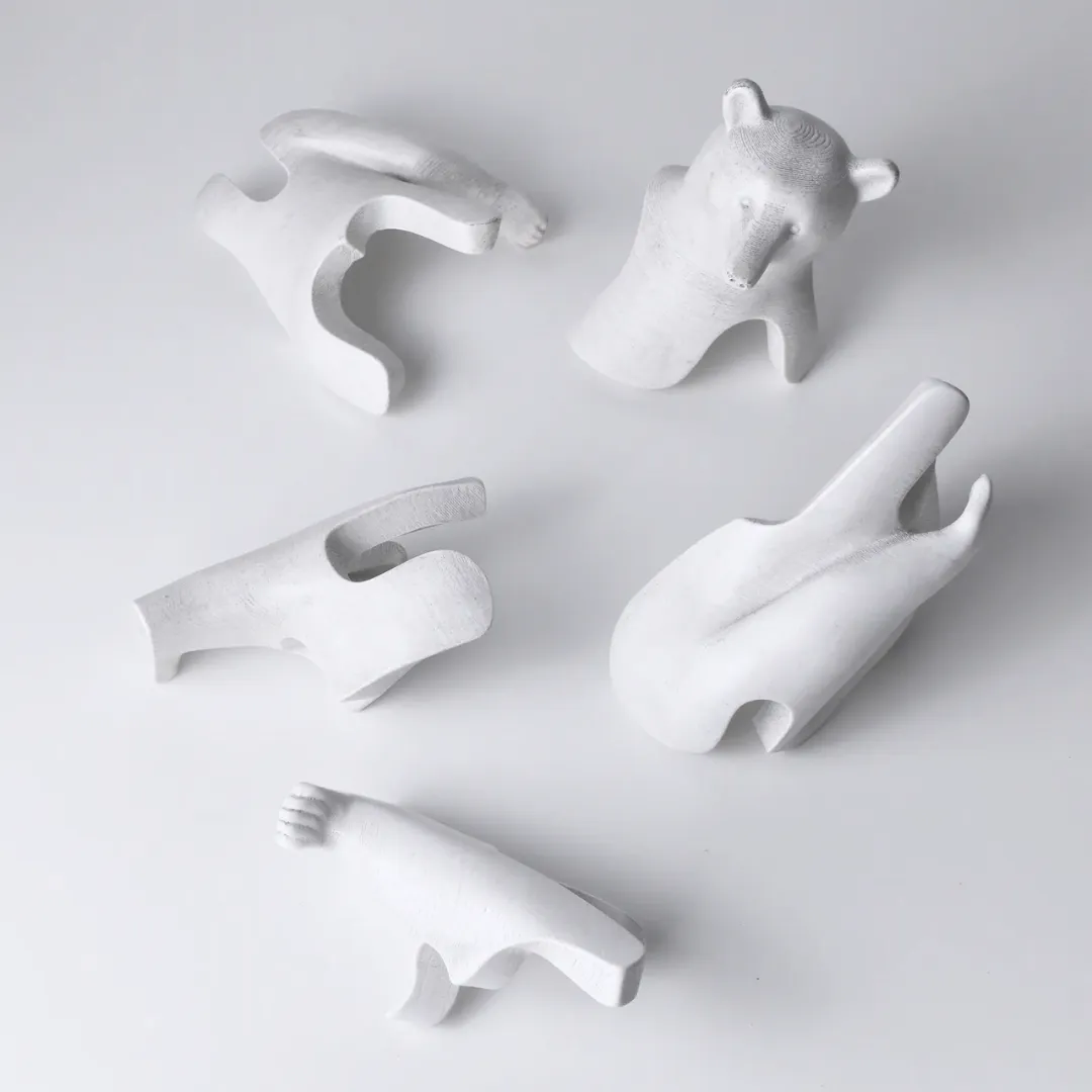 Small White Bear 3D Puzzle