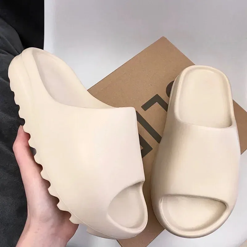 Soft Thick Soled Slippers - Women's Fashion Slippers, Home Sandals, Women's Beach Shoes