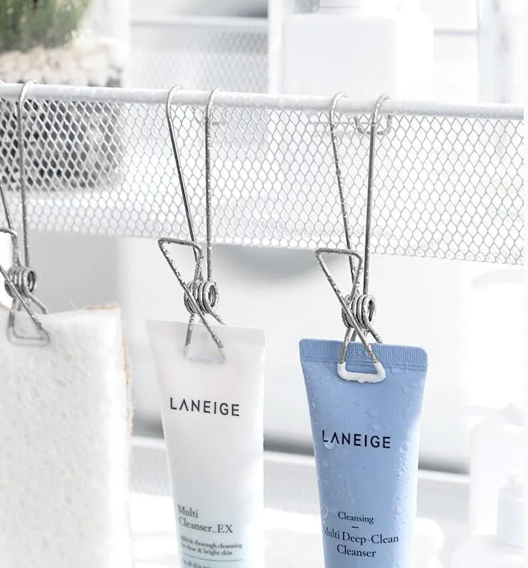 Stainless Steel Clips on Hooks - Firm Grip Wire Clothes Pins_PB