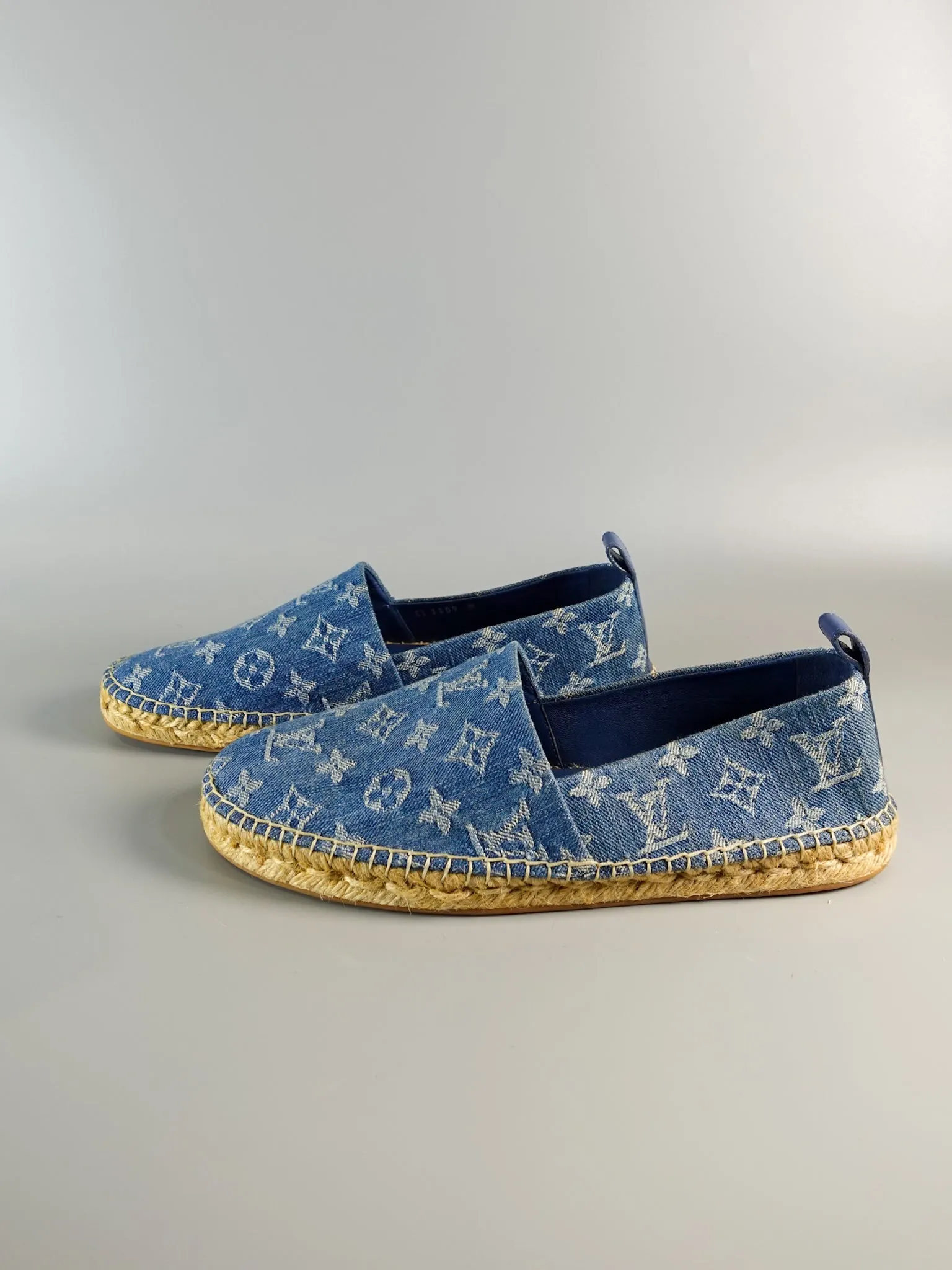 Starboard Denim Espadrille Slip On Shoes Size 40 (26cm)