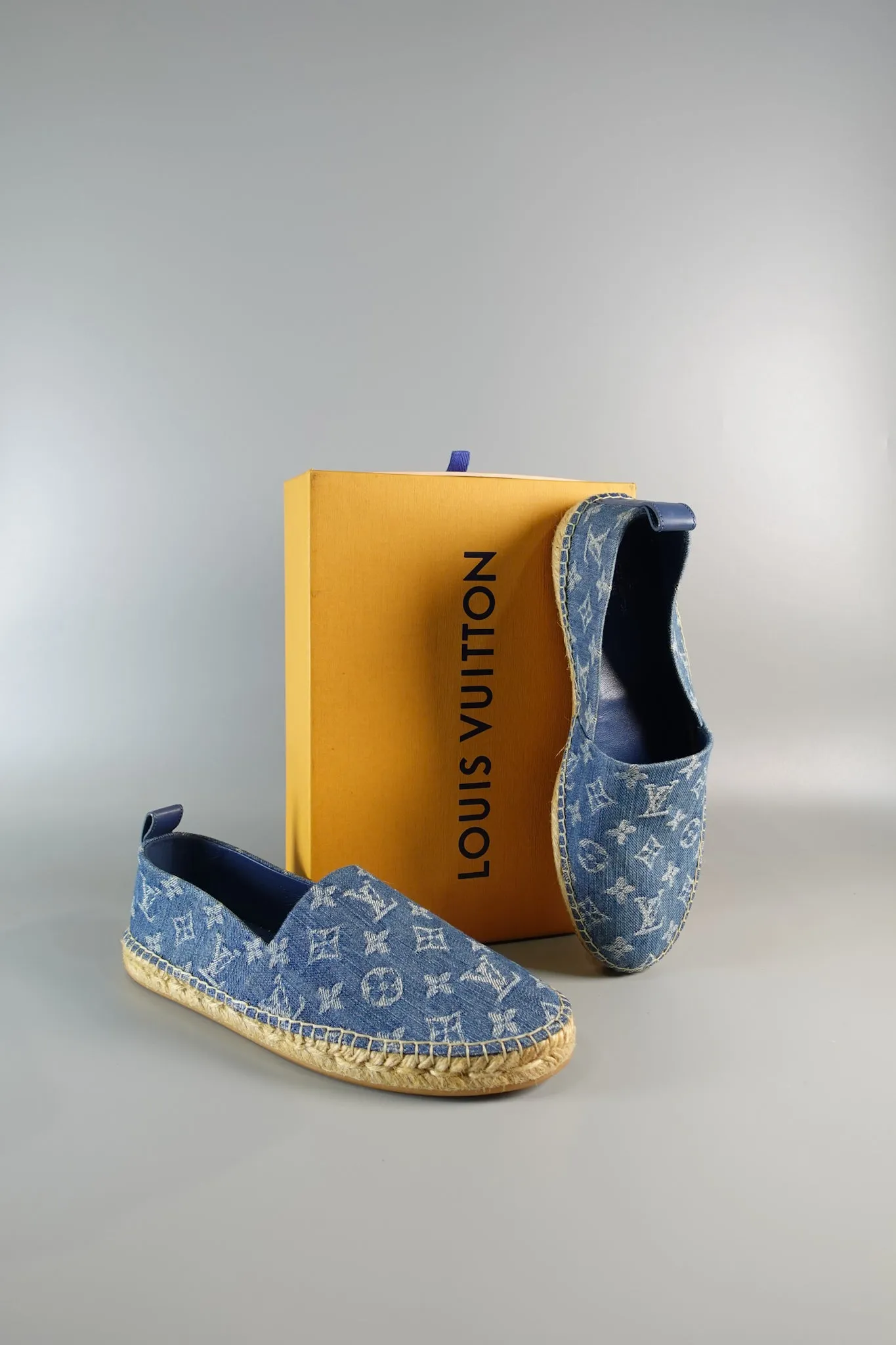 Starboard Denim Espadrille Slip On Shoes Size 40 (26cm)