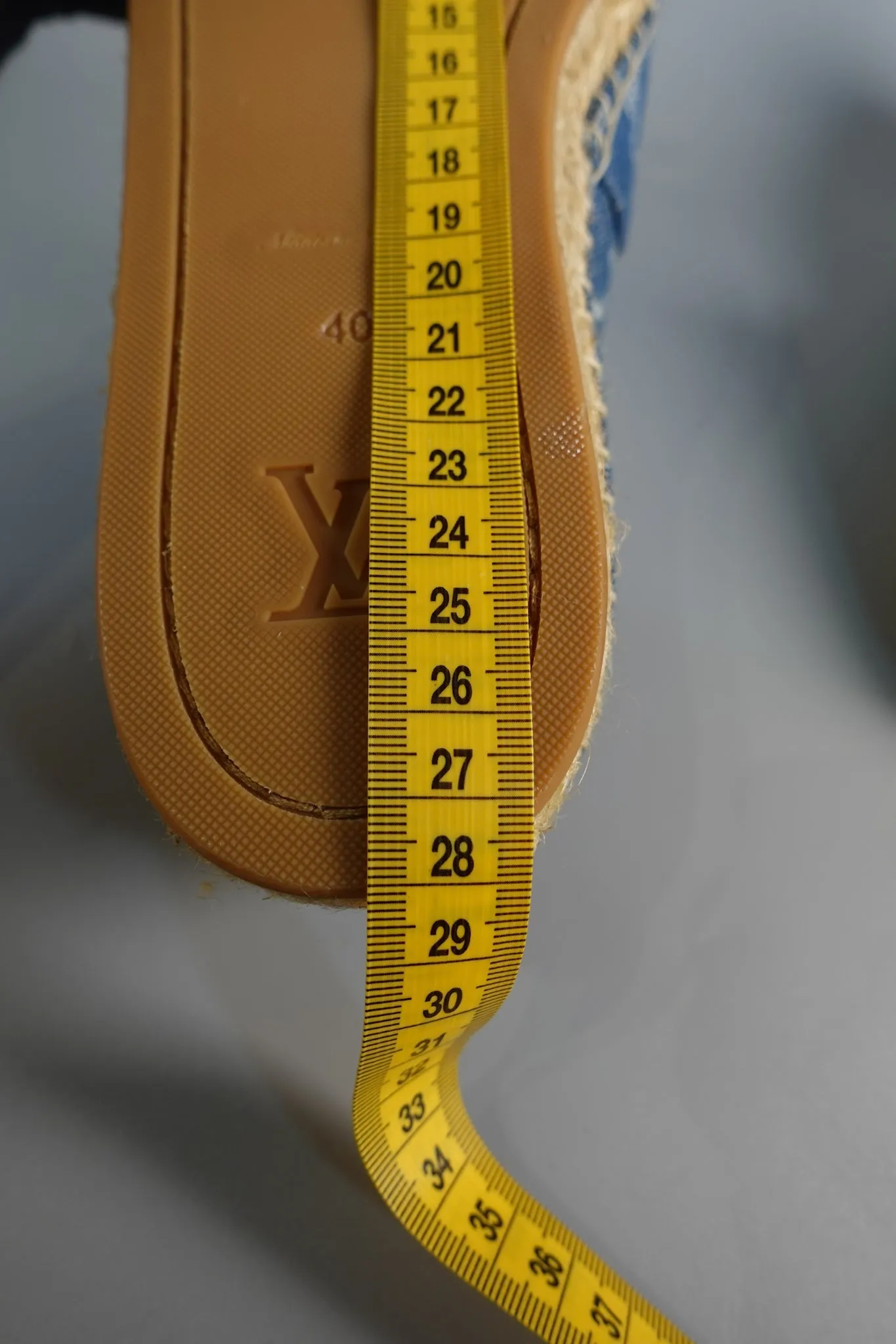 Starboard Denim Espadrille Slip On Shoes Size 40 (26cm)