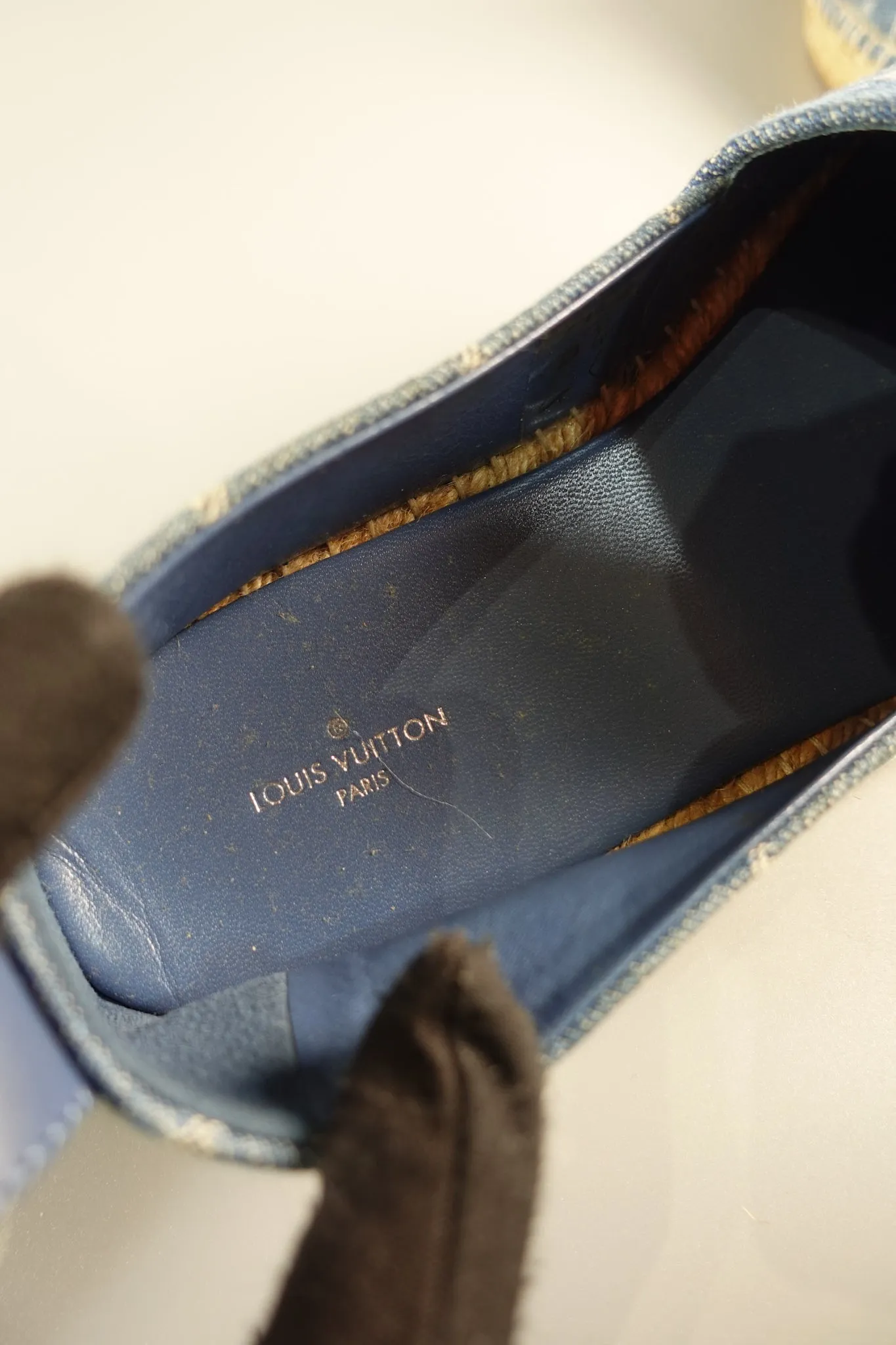 Starboard Denim Espadrille Slip On Shoes Size 40 (26cm)