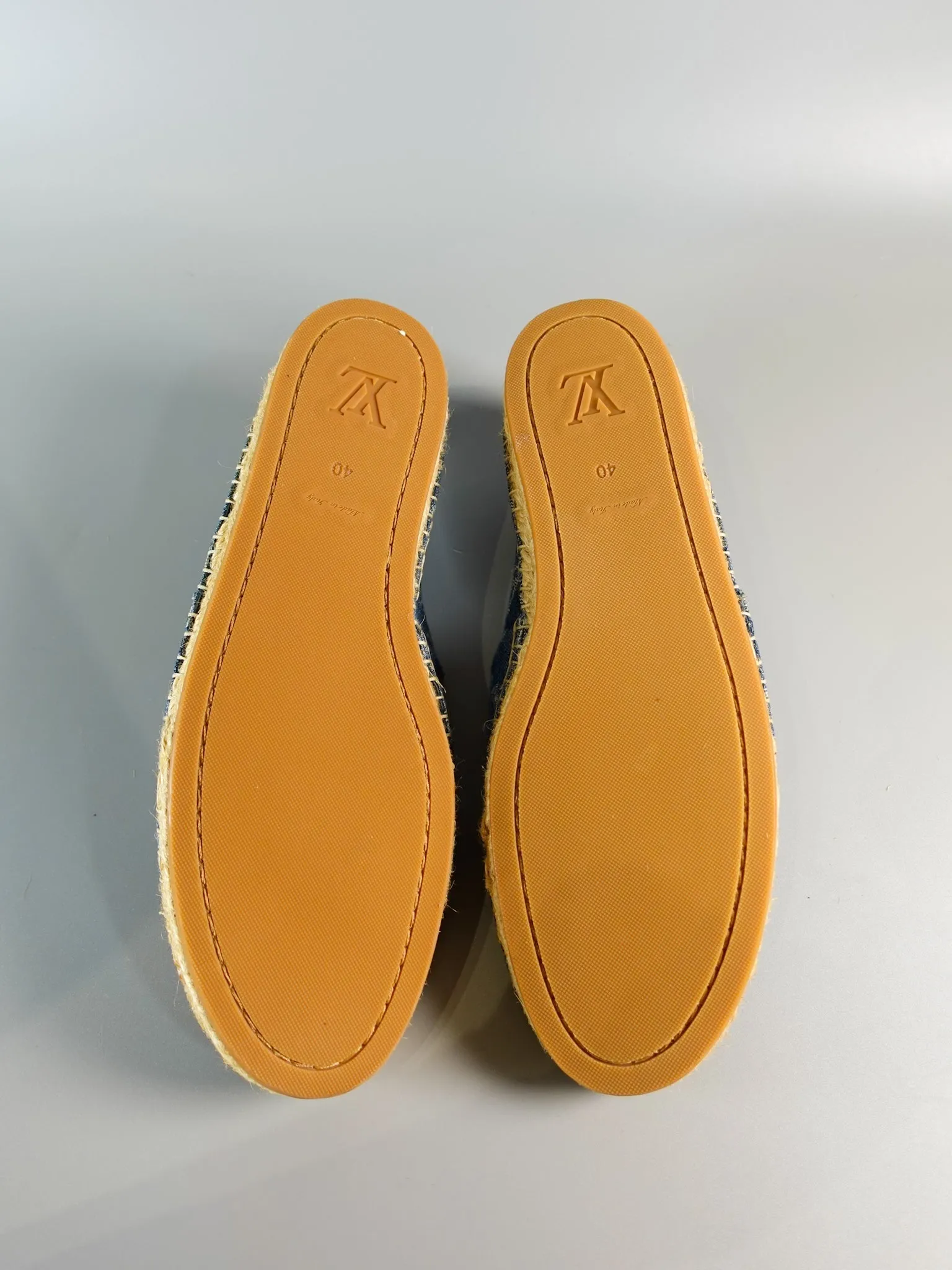 Starboard Denim Espadrille Slip On Shoes Size 40 (26cm)