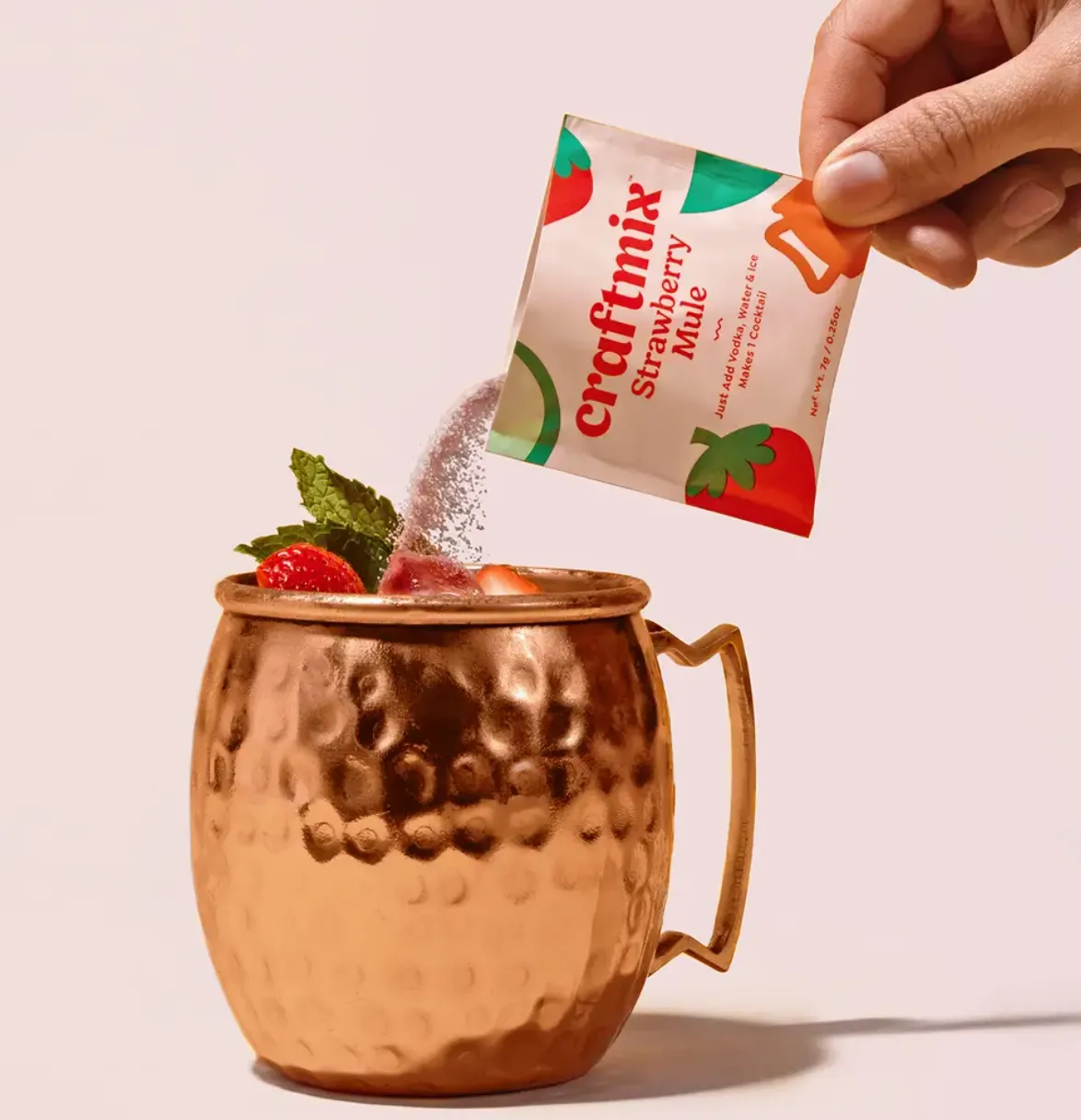 Strawberry Mule Drink Mixer - 6 Servings Multipack