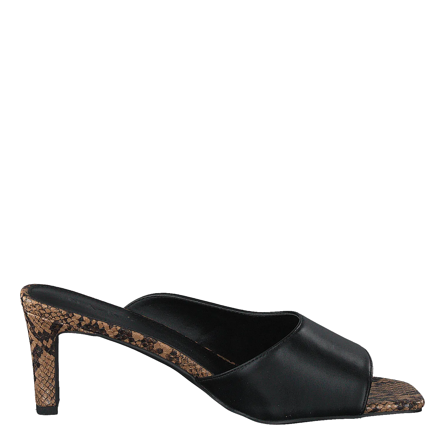 Style Two Tonad Mules Black Snake