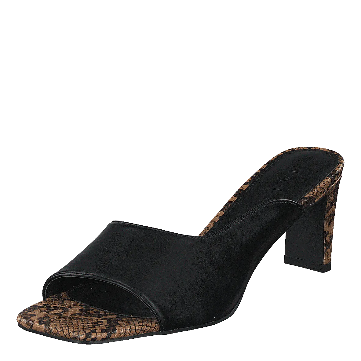 Style Two Tonad Mules Black Snake