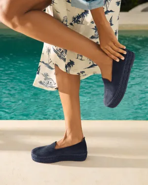 Suede Double Sole Espadrilles - R46D0 - Hamptons Patriot Blue On Tone