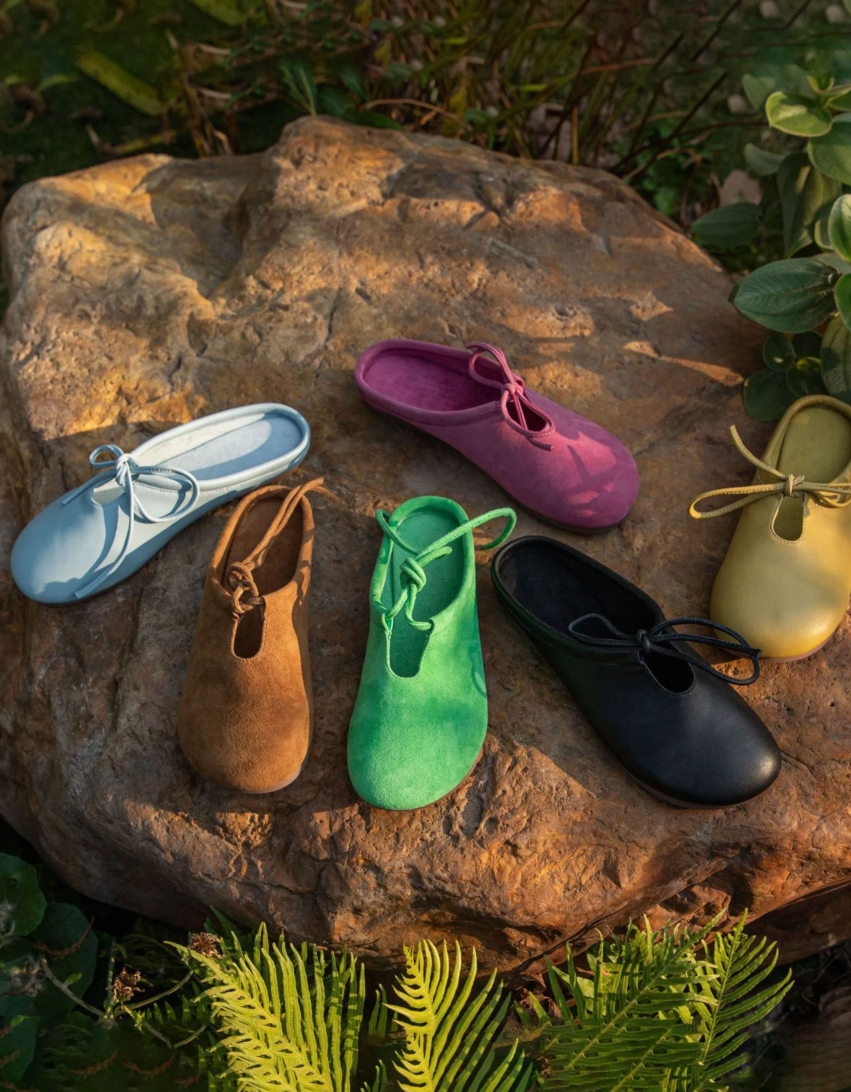 Summer Comfortable Suede Mules Slippers 34-42