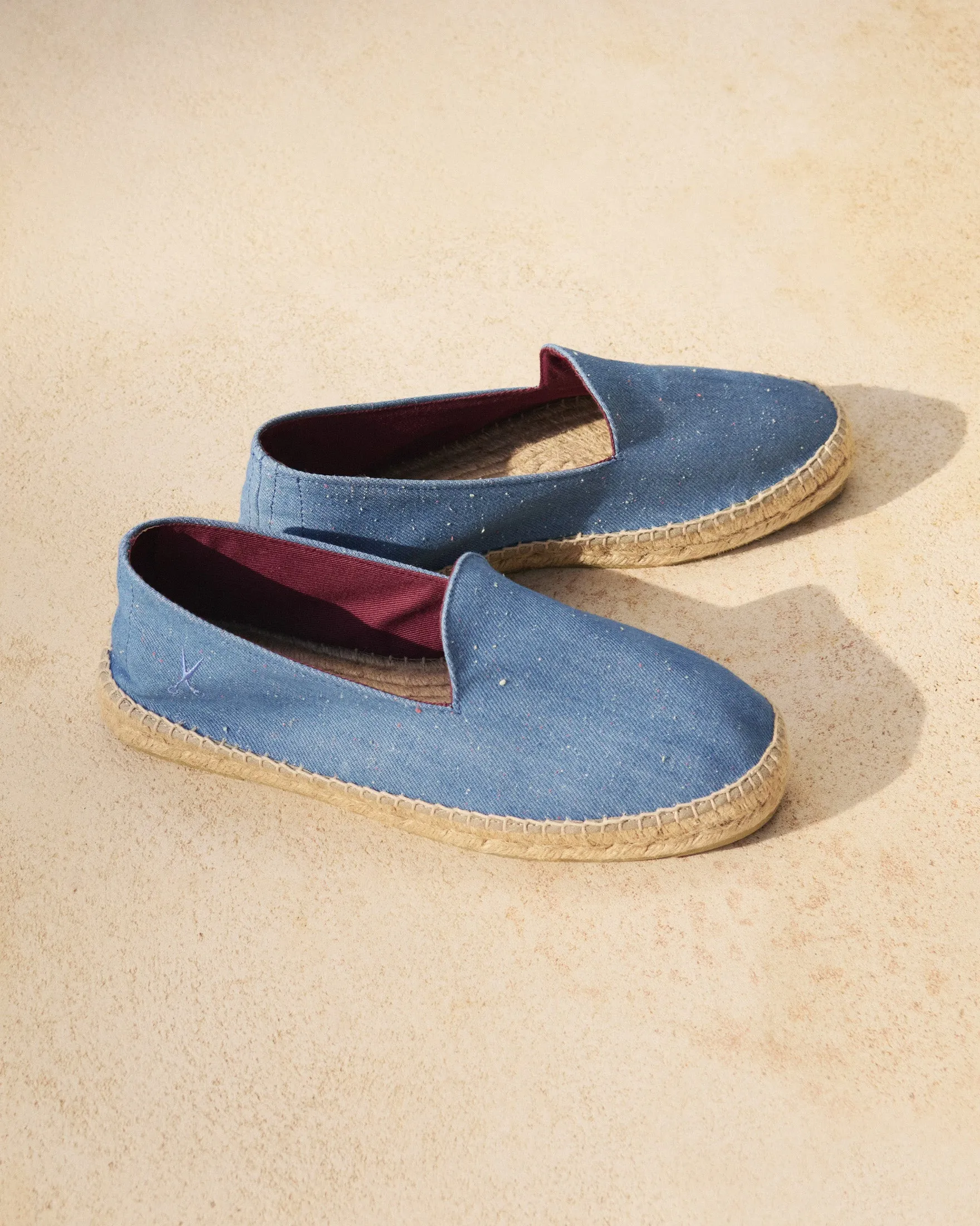Tangana Denim Espadrilles - Q77C0 - Luca Rubinacci x Manebí Blue Jeans