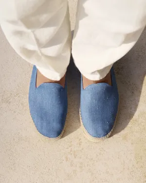 Tangana Denim Espadrilles - Q77C0 - Luca Rubinacci x Manebí Blue Jeans