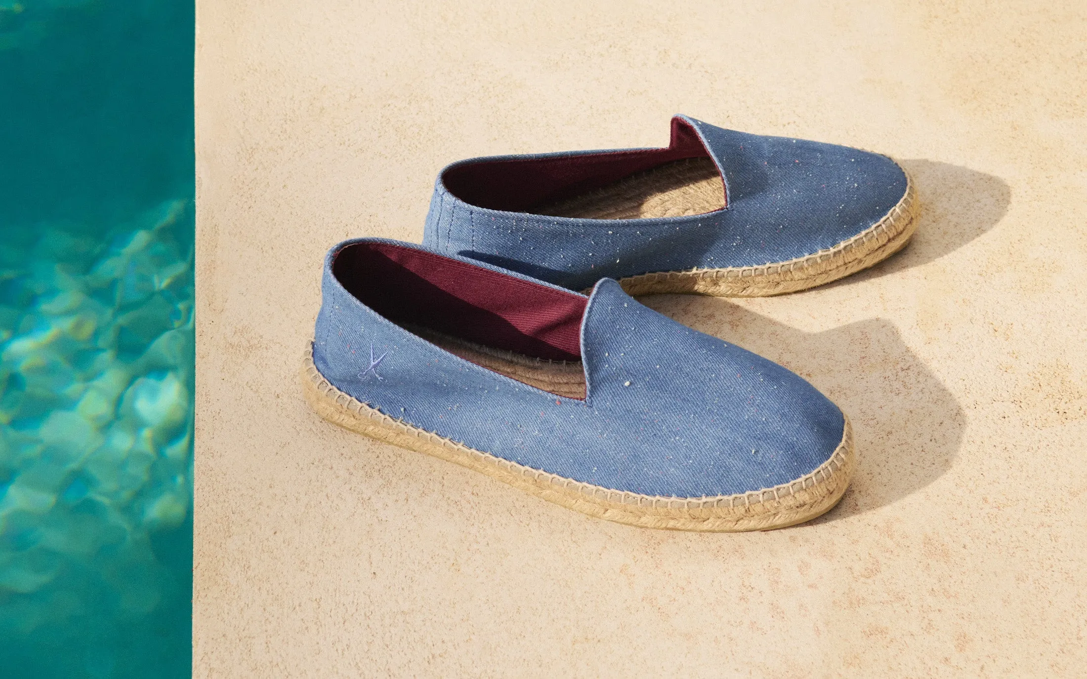 Tangana Denim Espadrilles - Q77C0 - Luca Rubinacci x Manebí Blue Jeans
