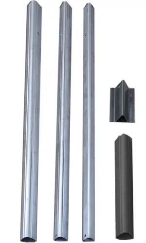 Telescoping Bat House Pole with Ground Socket and Adapter