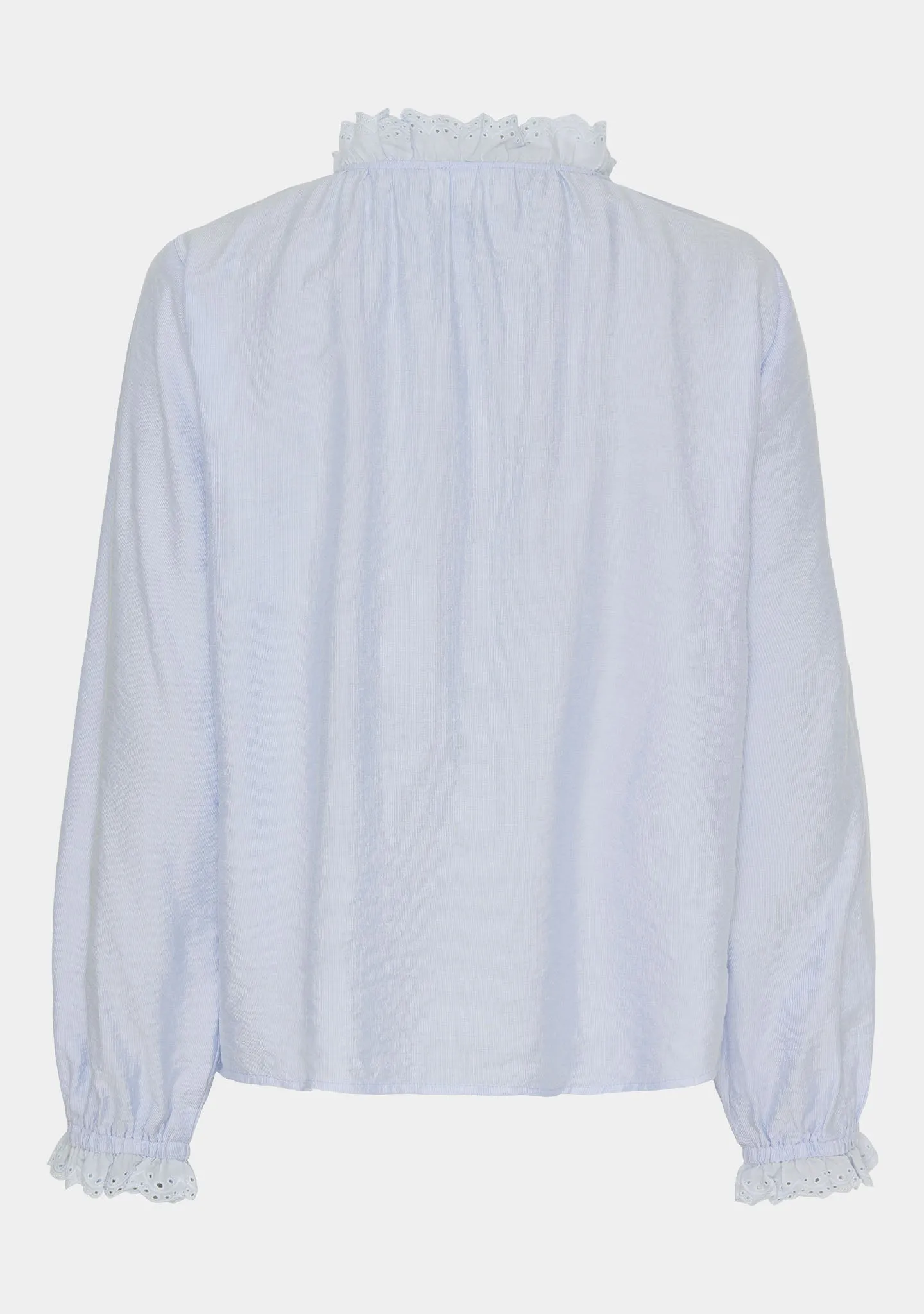 Tiff Lace Blouse - Light Blue