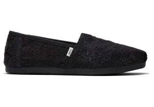 TOMS GEO LACE-BLACK