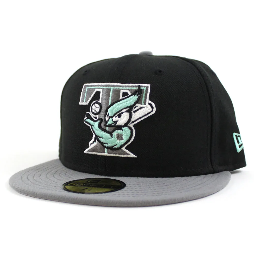 Toronto Blue Jays New Era 59FIFTY Fitted Hat (BLACK Cool Gray GrayY Under brim)