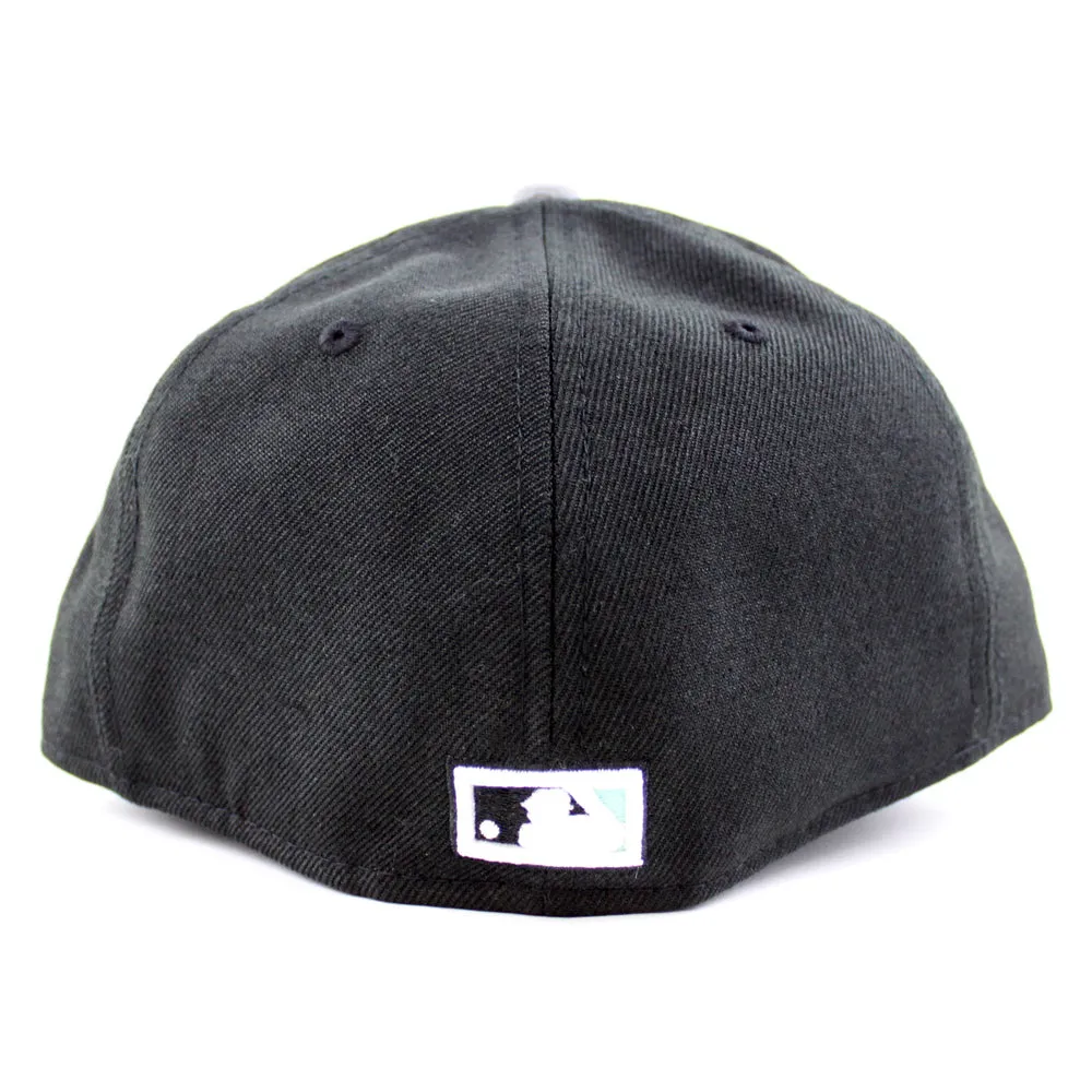 Toronto Blue Jays New Era 59FIFTY Fitted Hat (BLACK Cool Gray GrayY Under brim)