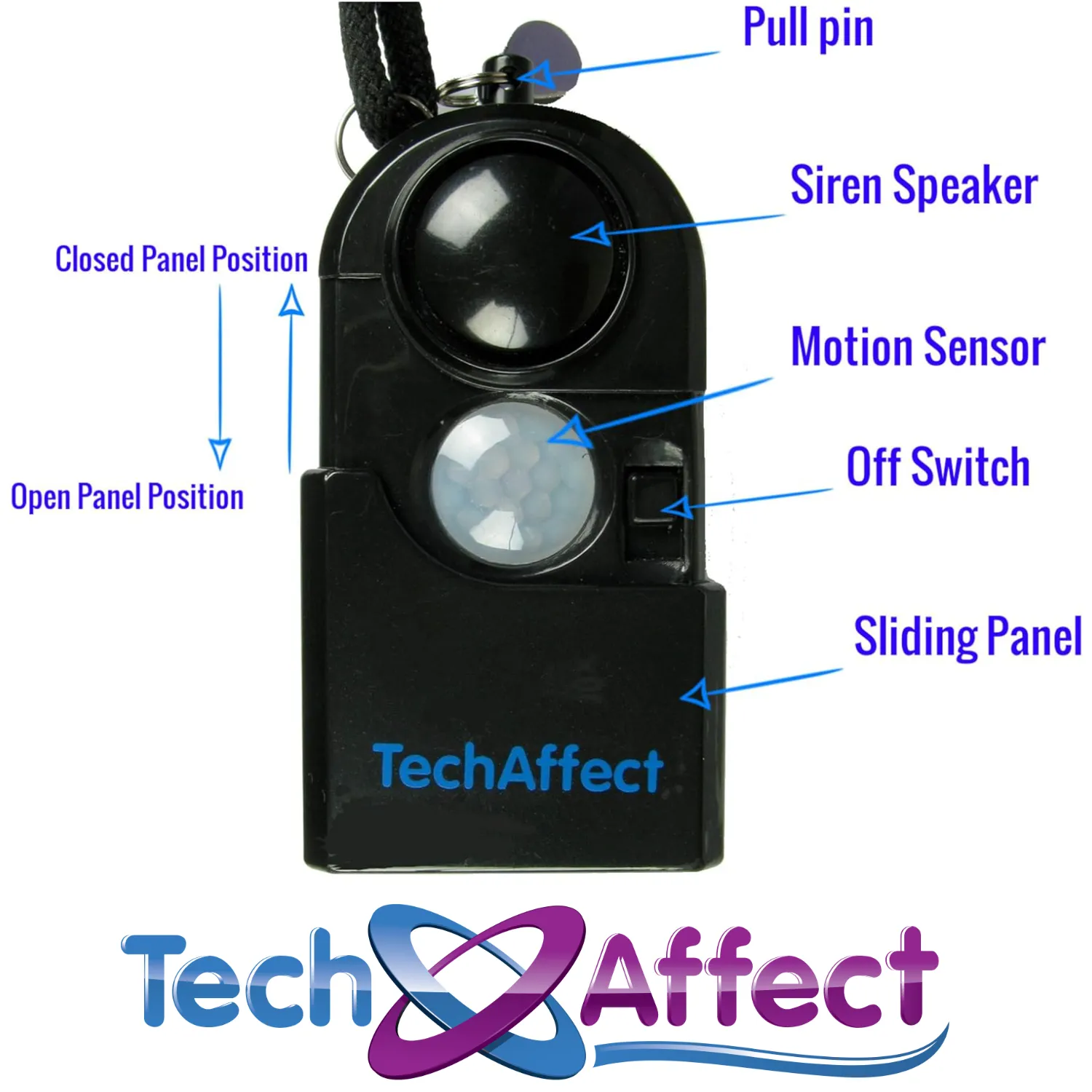TravelGuard Personal Security Alarm - Panic Alarm for home or travel