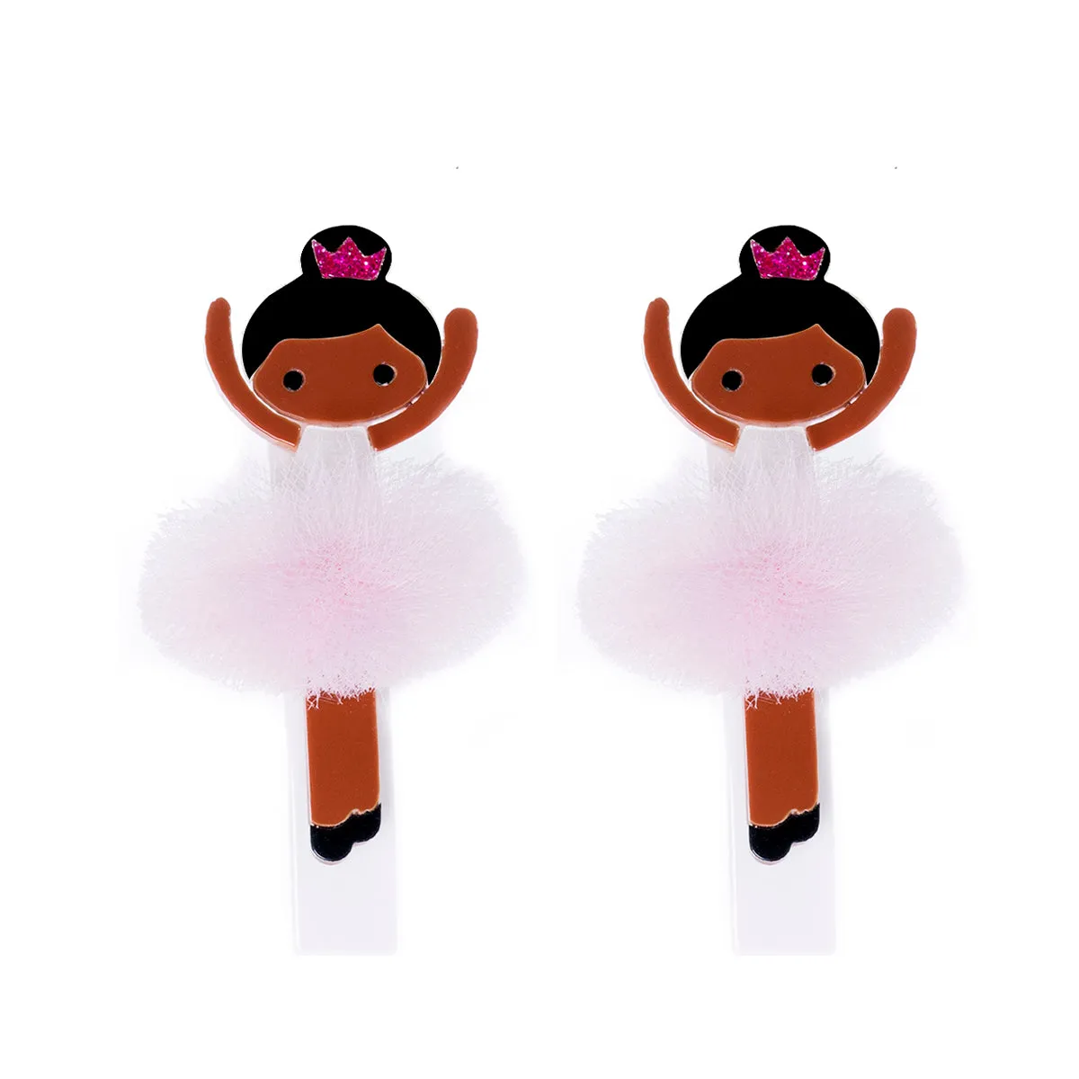 Tulle Tutu Ballerina Alligator Clips