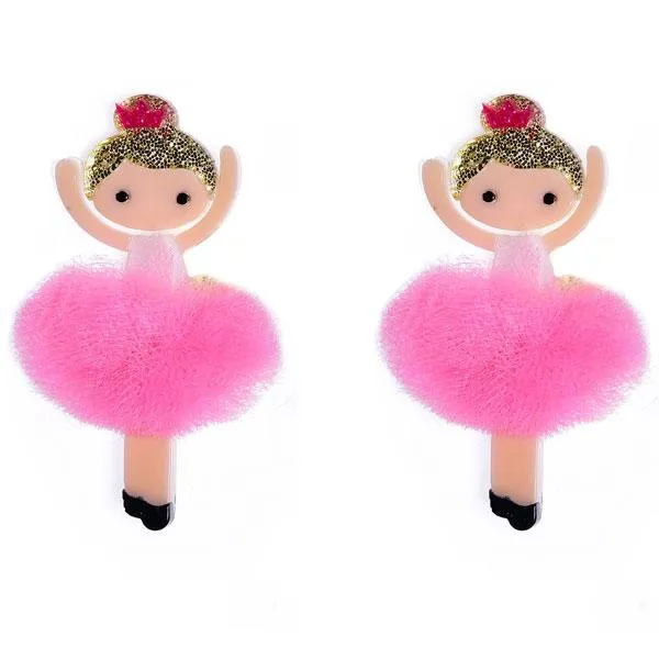 Tulle Tutu Ballerina Alligator Clips
