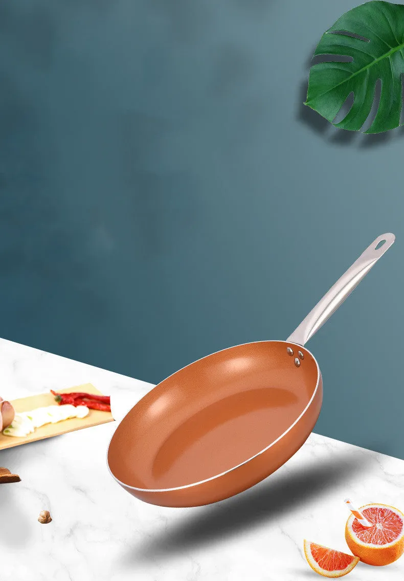 Ujoy Fry Pan Aluminum Non-stick Pan Omelette Fried Steak Frying Pan Household Induction Cooker