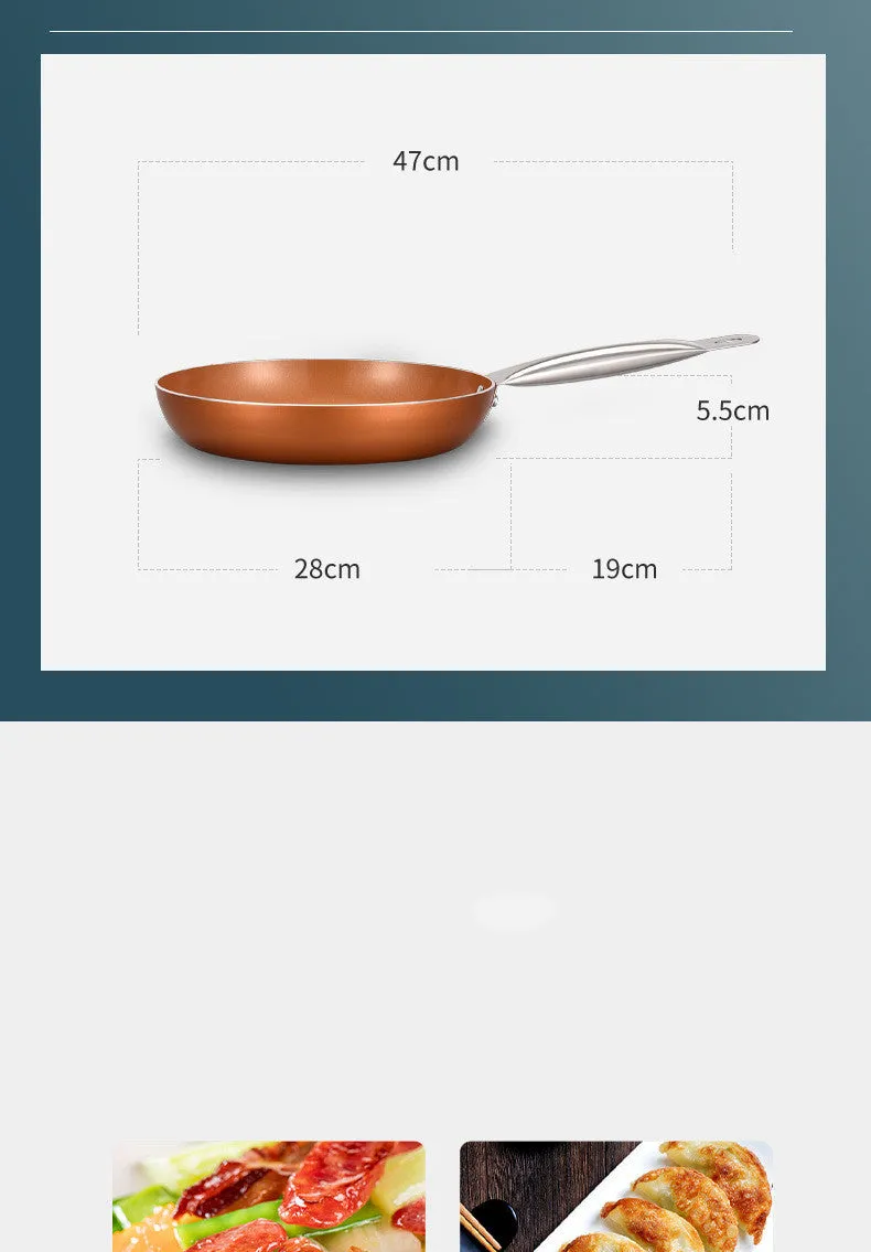 Ujoy Fry Pan Aluminum Non-stick Pan Omelette Fried Steak Frying Pan Household Induction Cooker