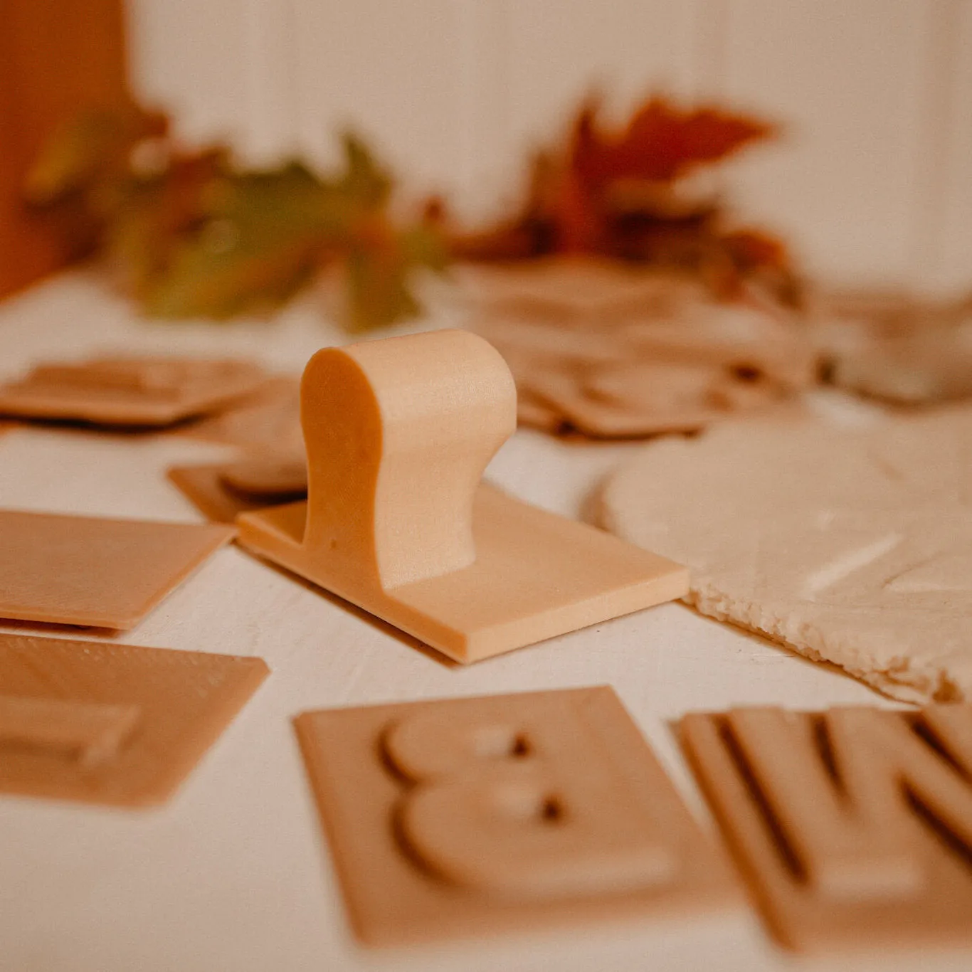 Upper Case Alphabet Eco Stamp Set (with handle)
