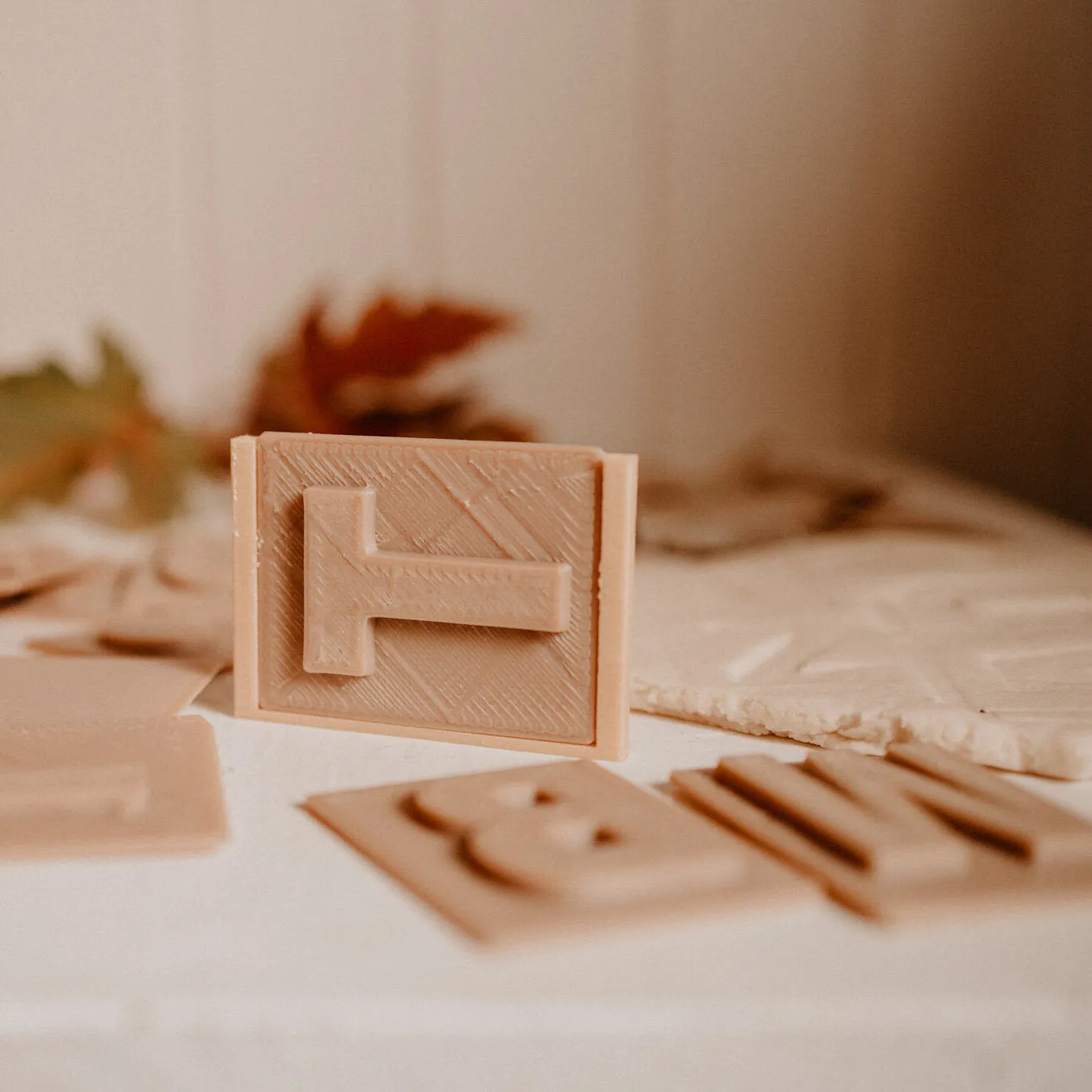 Upper Case Alphabet Eco Stamp Set (with handle)