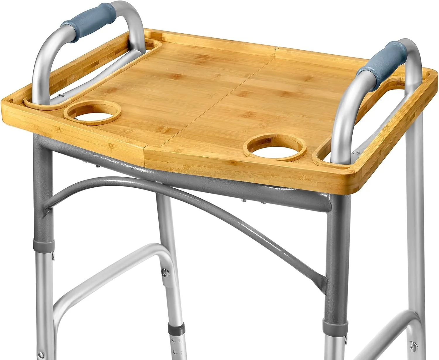 Walker Tray Table with Cup Holder Mobility Table Tray for Folding Walkers Foldab