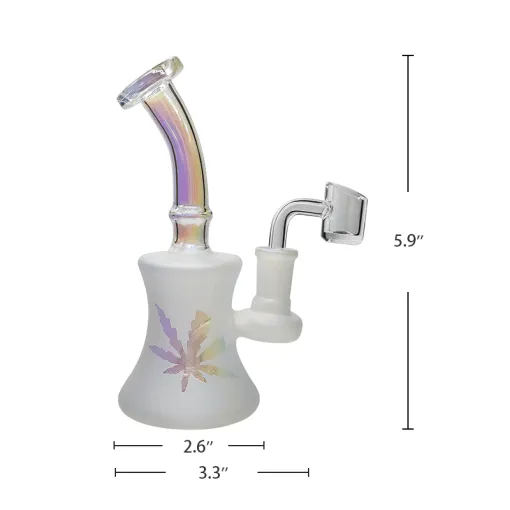 Waxmaid Shower Head Tiny Glass Dab Rig Kit