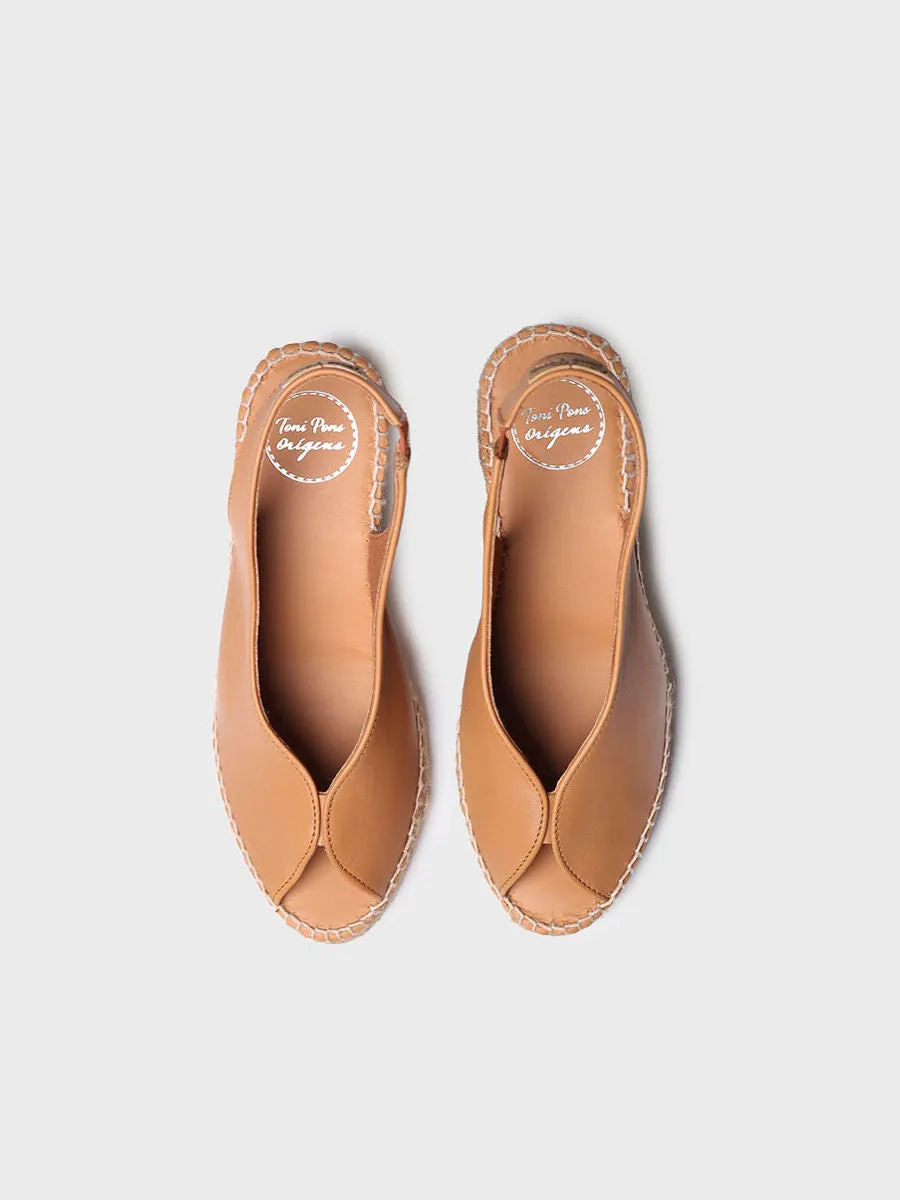 Wedge espadrilles peep toe style - LAILA-P